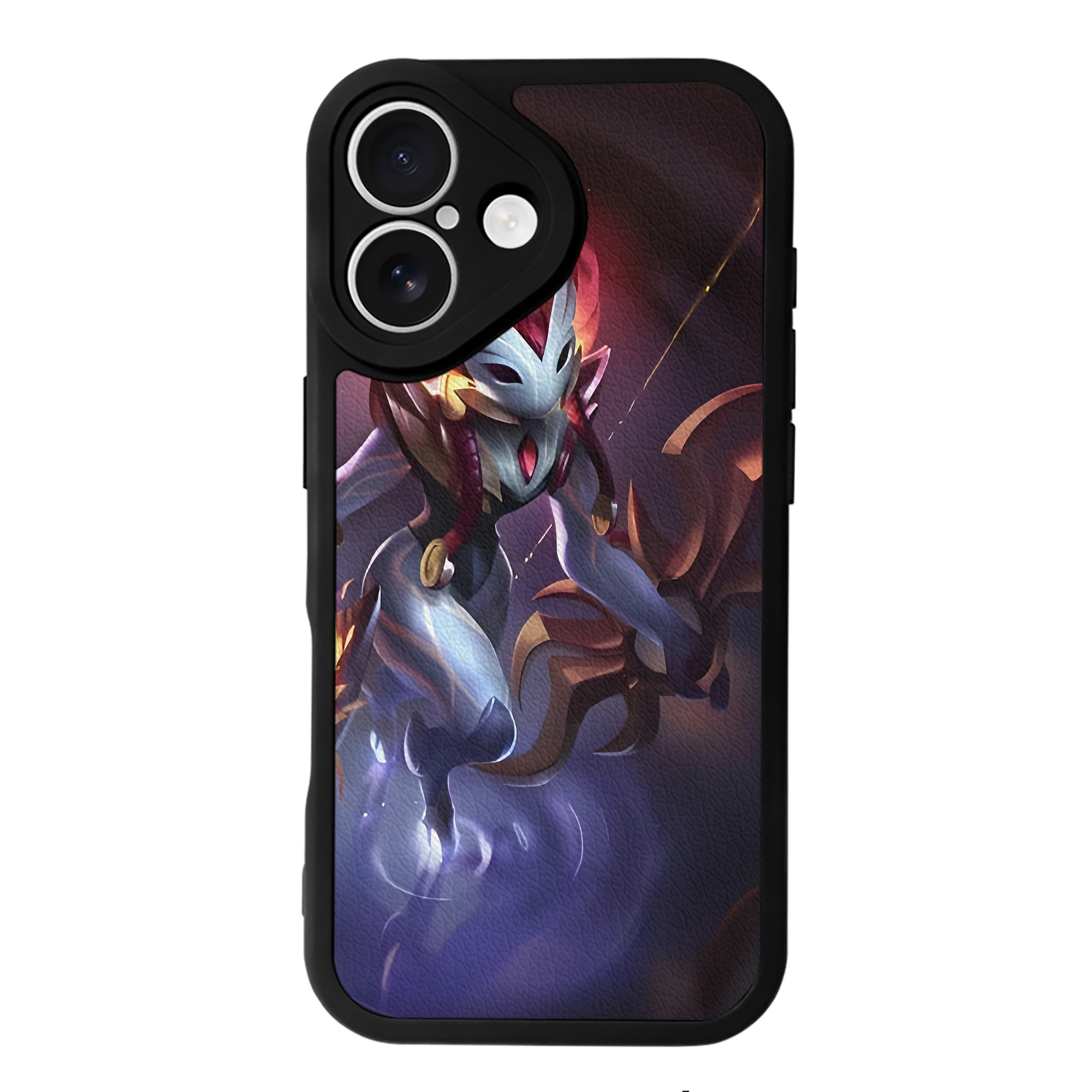 （画像用） リーグ・オブ・レジェンド League of Legends LOL 【iPhone 16シリーズ対応】シリコンスマホケース（レザー調） 材質：シリコン